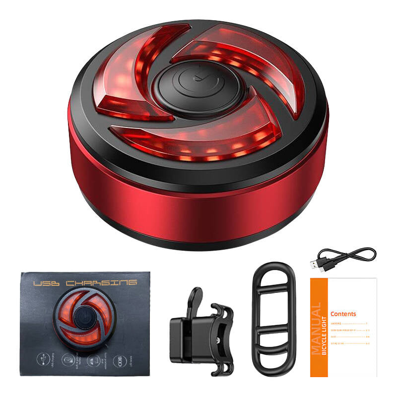 Superfire BTL02 cykelbaglygte, USB, 330 mAh, 3 tilstande