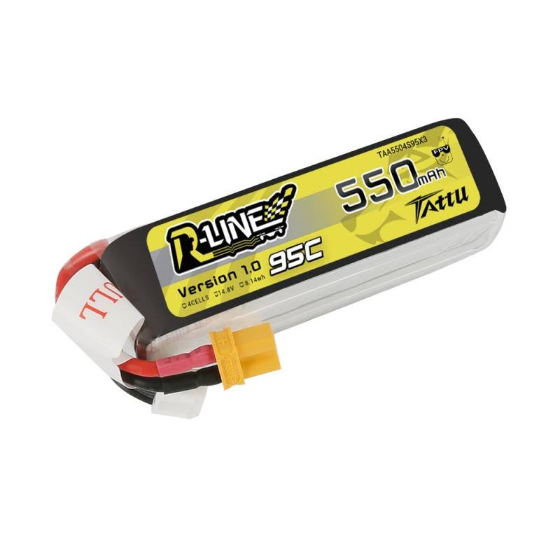 Tattu R-Line batteri 550mAh 14.8V 95C 4S1P