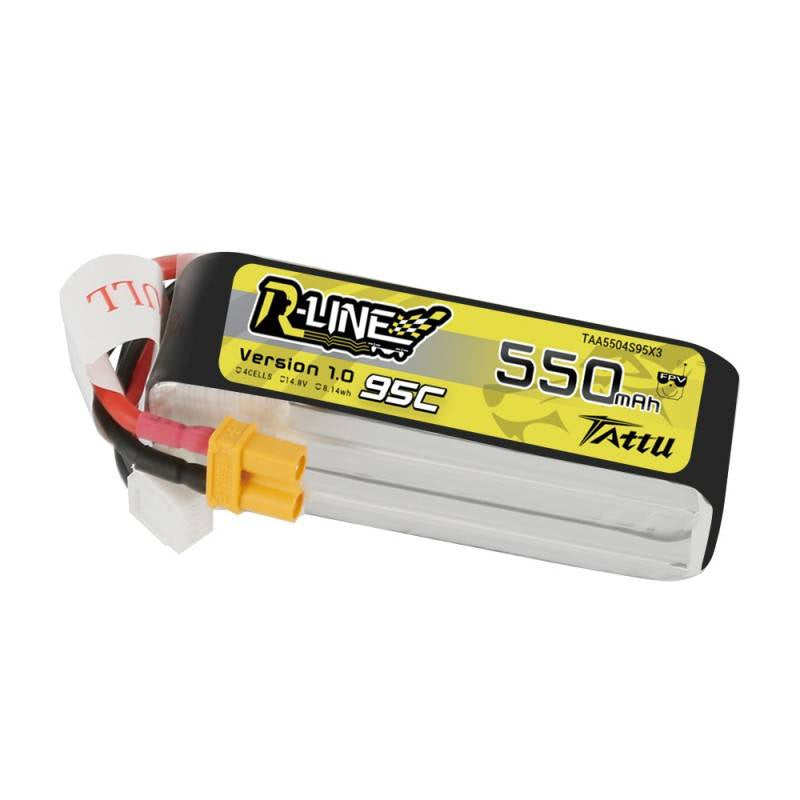 Tattu R-Line batteri 550mAh 14.8V 95C 4S1P