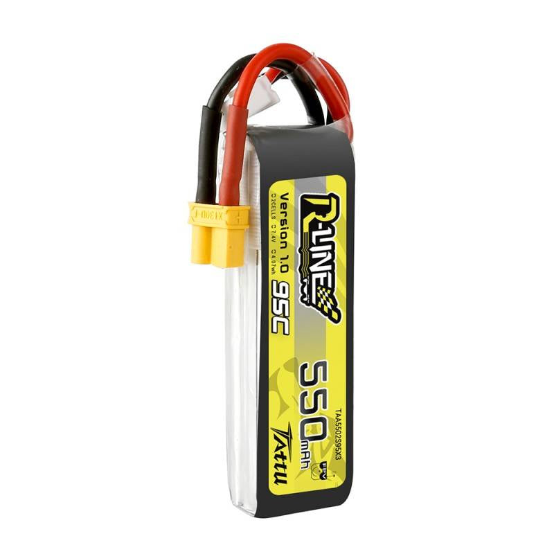 Tattu R-Line batteri 550mAh 7.4V 95C 2S1P XT30