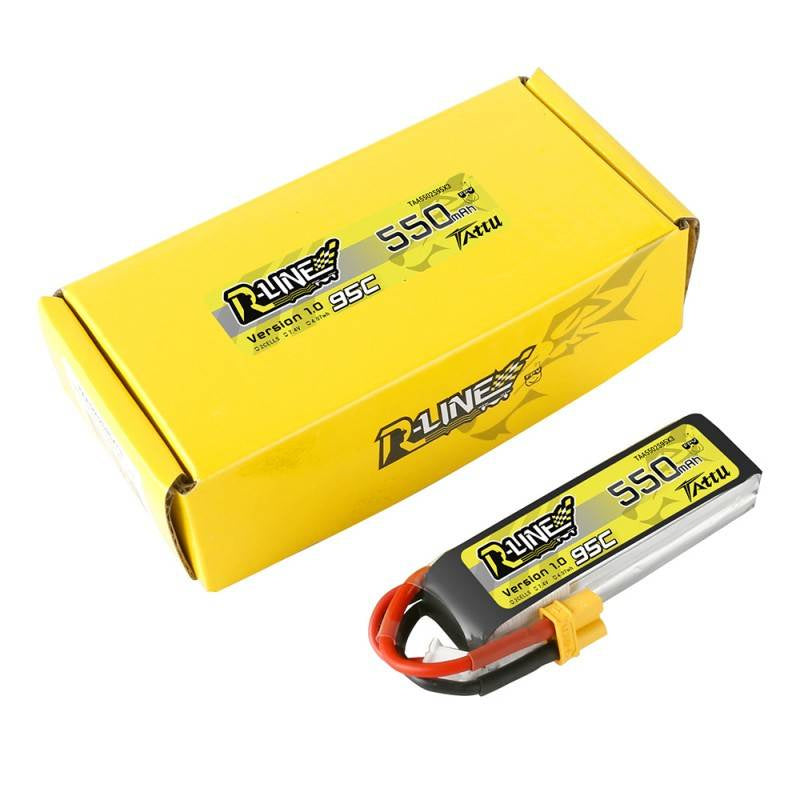 Tattu R-Line batteri 550mAh 7.4V 95C 2S1P XT30