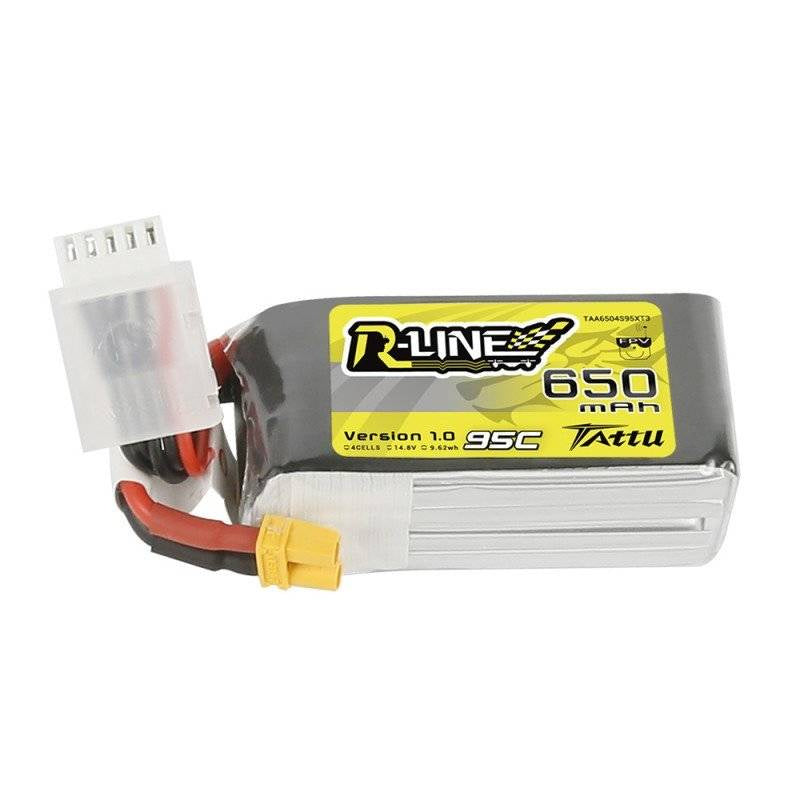 Tattu R-Line batteri 650mAh 14,8V 95C 4S1P XT30