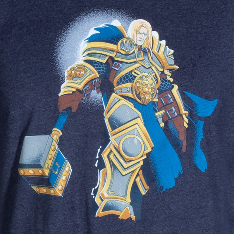 Jinx World of Warcraft - Crown Prince premium T-shirt vintage marineblå