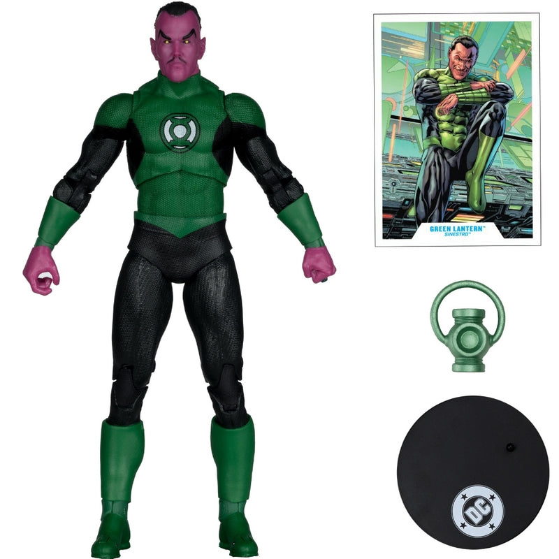 DC Multiverse Green Lantern Sinestro (Green Lantern Corps 1) 7 tommer actionfigur McFarlane Toys