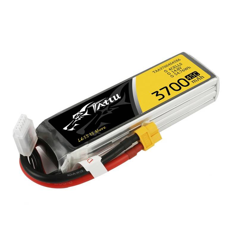 Tattu batteri 3700mAh 14,8V 45C 4S1P