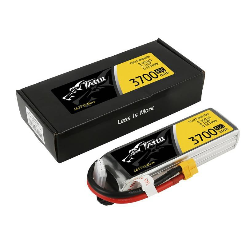 Tattu batteri 3700mAh 14,8V 45C 4S1P