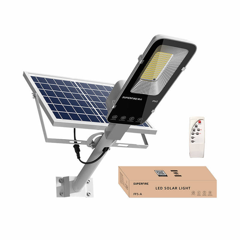 Superfire FF5-A solcellelampe, 63W, 500lm, 5000mAh