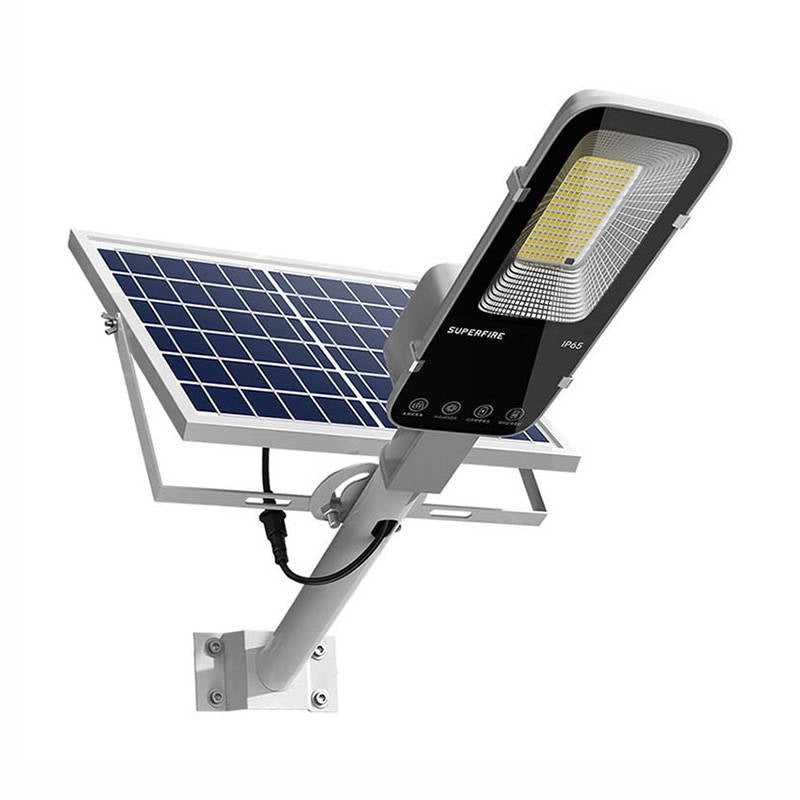 Superfire FF5-D solcellelampe, 486W, 1400 lm, 20000 mAh