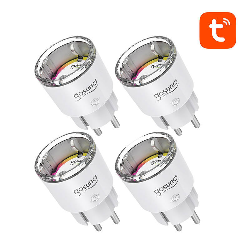 Gosund EP2 smart WiFi-stik, 4 stk. (4-pak) 10A Tuya