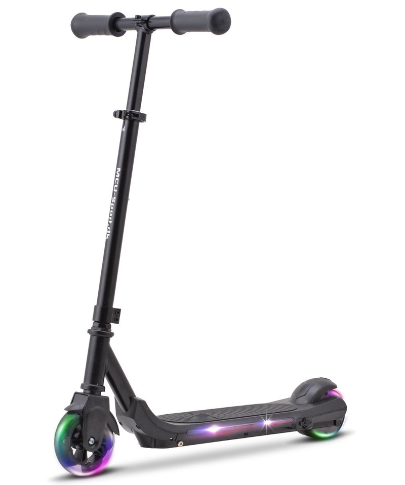 EL-Løbehjul sort med LED lys - 14.4V - MCU-Sport