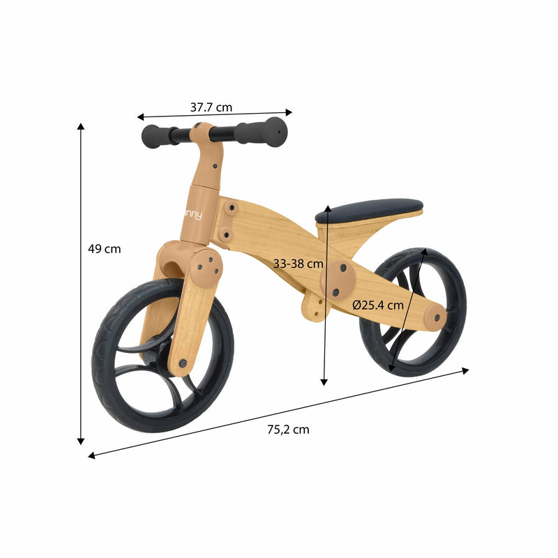 Sunny løbecykel i træ 1000