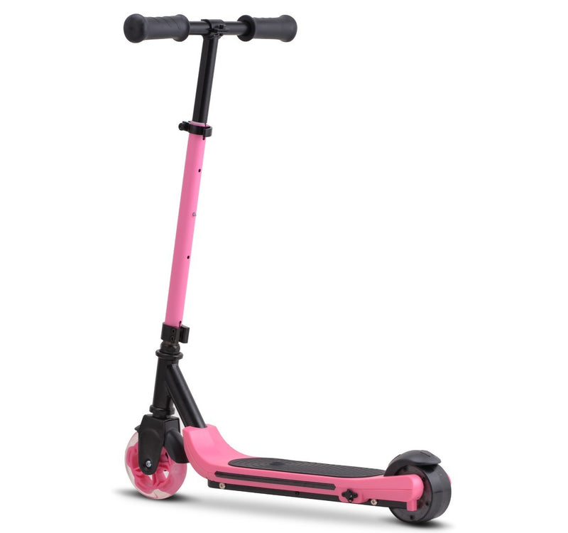 EL-Løbehjul pink med LED lys - 21.6V - MCU-Sport