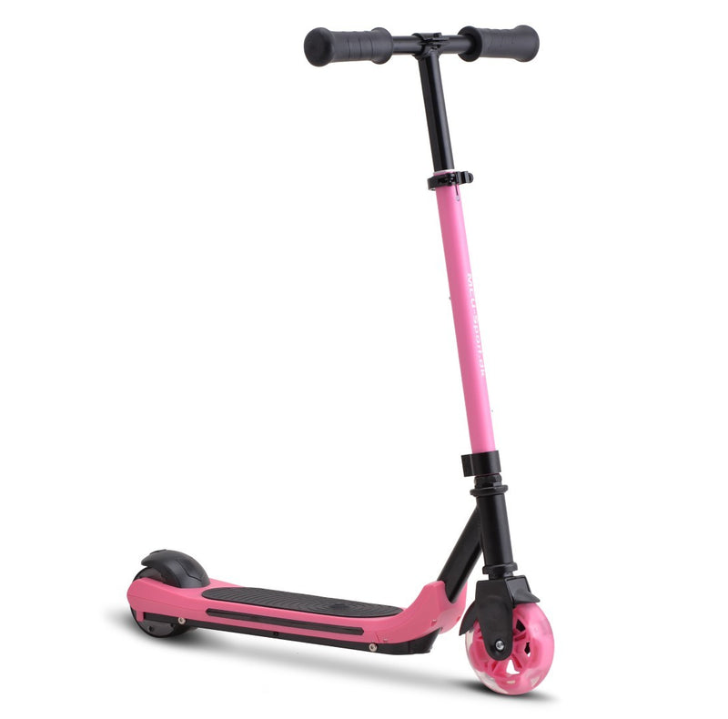 EL-Løbehjul pink med LED lys - 21.6V - MCU-Sport