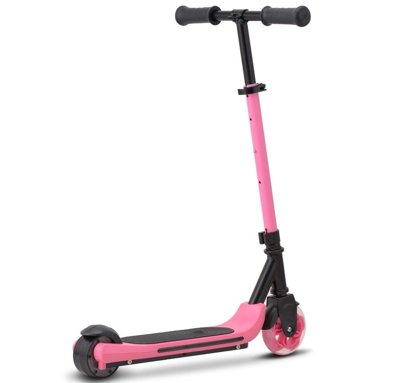 EL-Løbehjul pink med LED lys - 21.6V - MCU-Sport