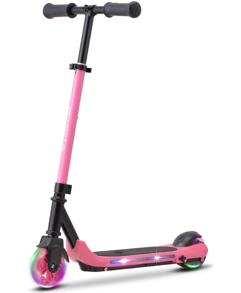 EL-Løbehjul pink med LED lys - 21.6V - MCU-Sport