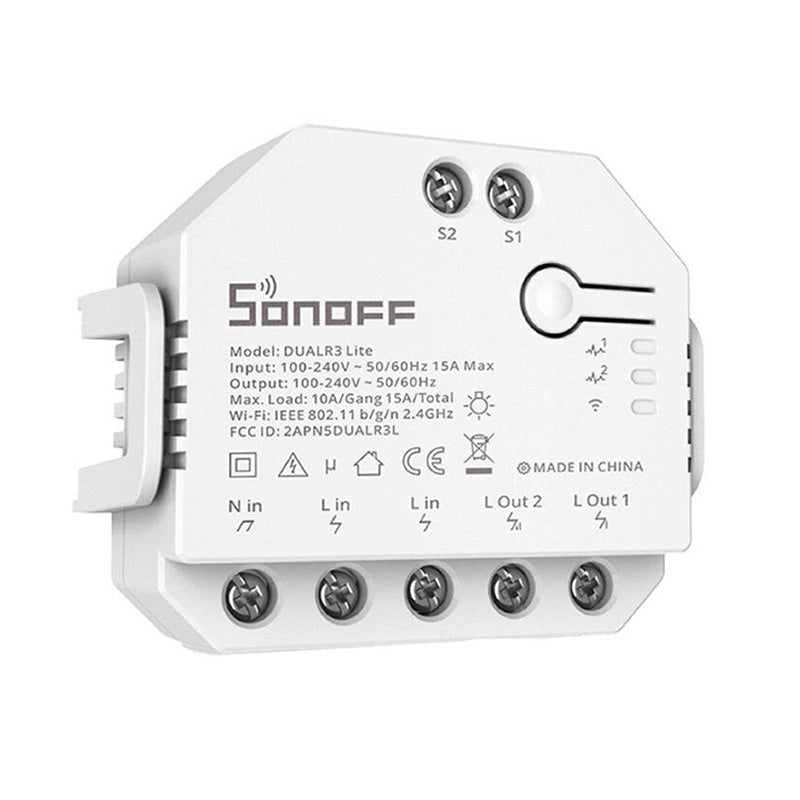 Sonoff Dual R3 Lite smart WiFi-kontakt