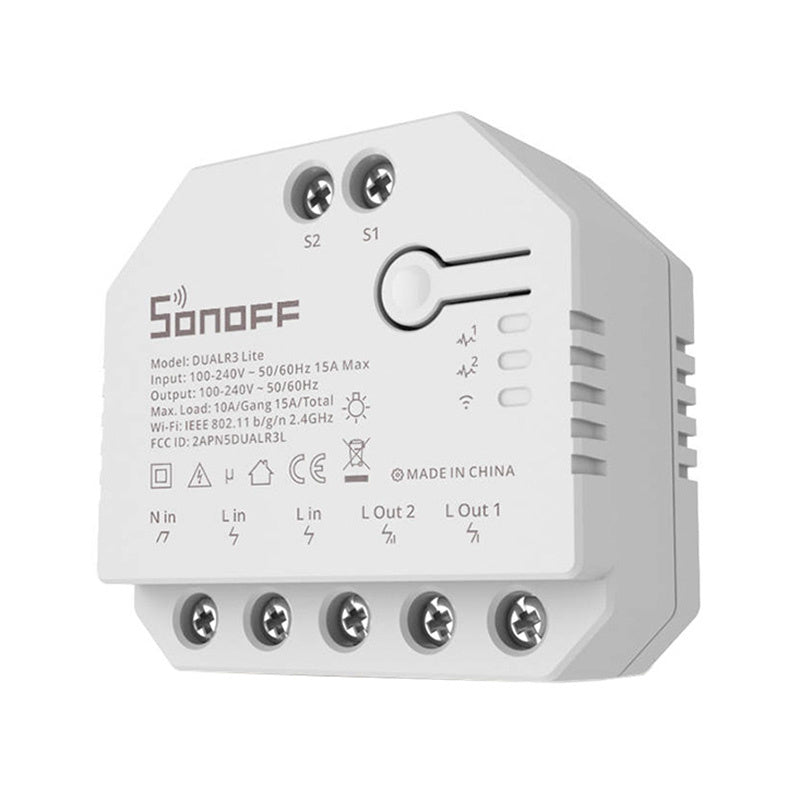 Sonoff Dual R3 Lite smart WiFi-kontakt