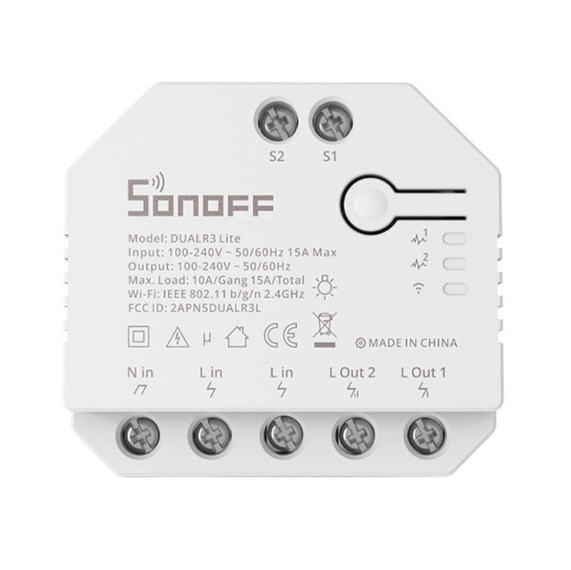 Sonoff Dual R3 Lite smart WiFi-kontakt