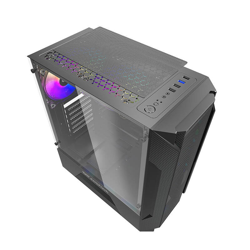 Darkflash LEO computerkabinet (sort)