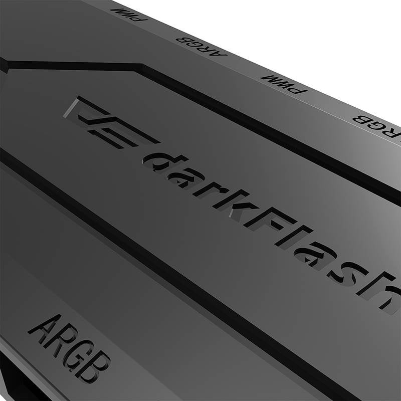 Darkflash RC2 RGB PWM styreboks til computerblæsere (sort)