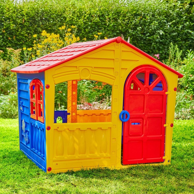 House of Fun - Multifarvet - Plast Legehus