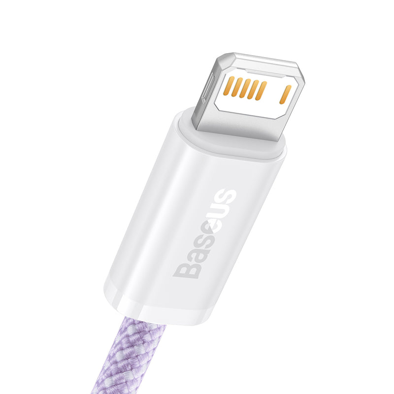 Baseus Dynamic kabel USB til Lightning, 2.4A, 2m (lilla)