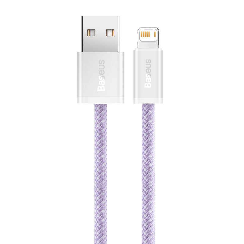 Baseus Dynamic kabel USB til Lightning, 2.4A, 2m (lilla)