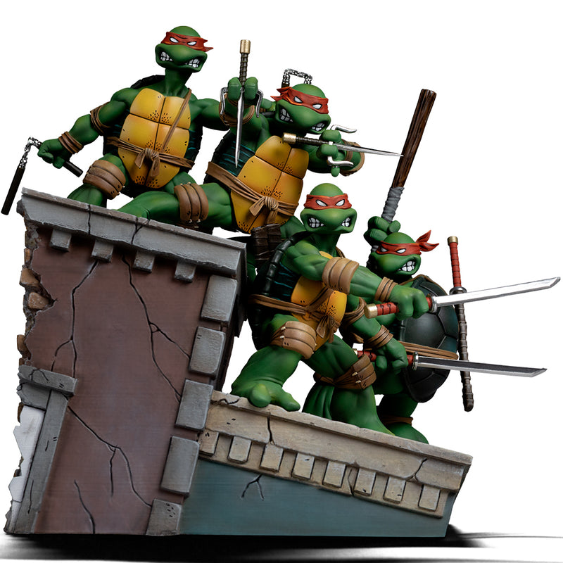 Iron Studios Teenage Mutant Ninja Turtles TMNT Set Art Scale 1/10