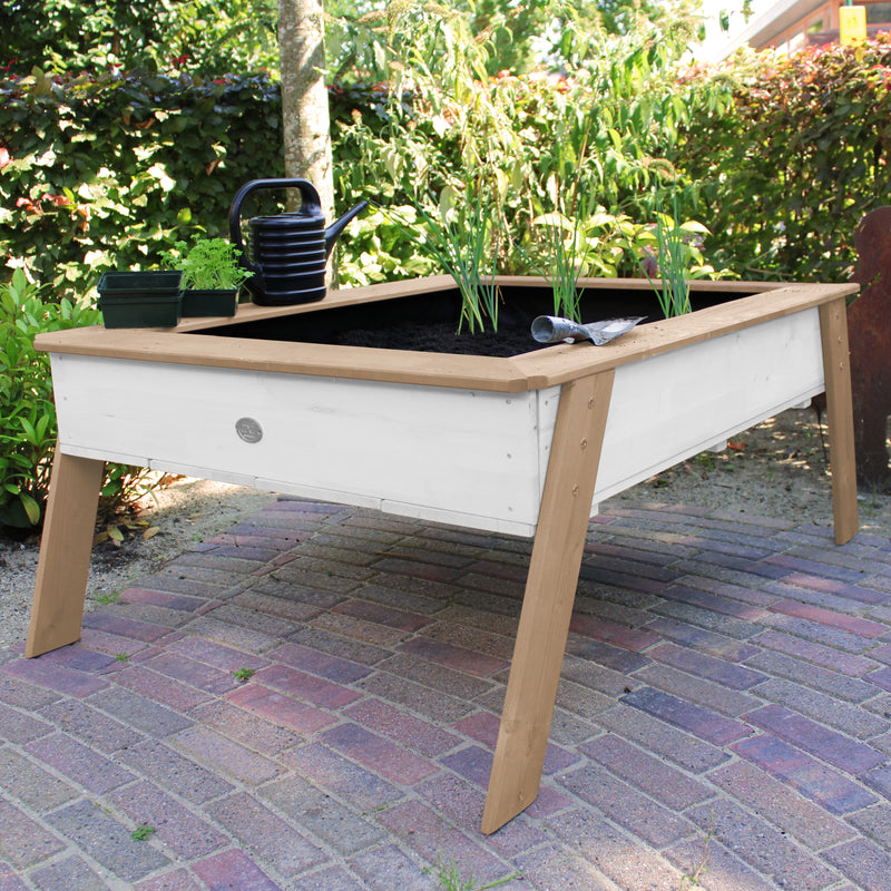 AXI Linda Sand- & Dyrkningsbord - Brun/Hvid