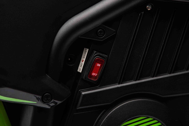 Dirt Bike EL 250W 24V Crosser - Grøn