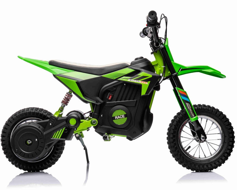 Dirt Bike EL 250W 24V Crosser - Grøn