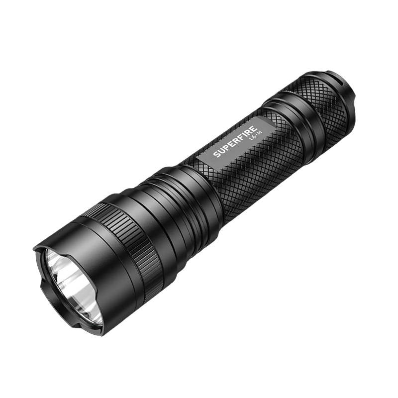 Superfire L6-H lommelygte, 900 lm, 15W, USB-C, 5 tilstande