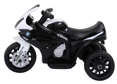 BMW S1000 RR motorcykel 6V med lædersæde - Sort