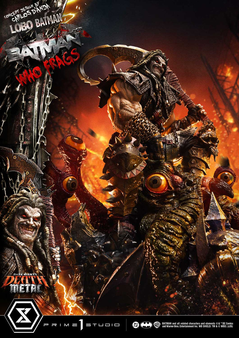 Prime 1 Studio Museum Masterline Dark Nights: Death Metal (Comics) Lobo Batman: Batman Who Frags (Concept design by Carlos D'Anda)
