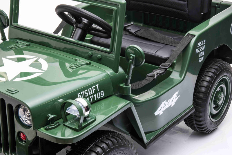 Army Classic Adventure m/4x12V Motor - Grøn