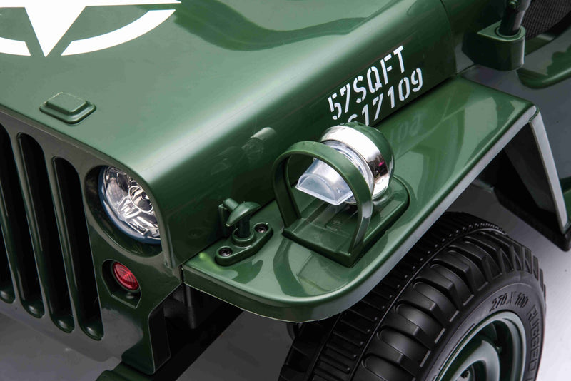 Army Classic Adventure m/4x12V Motor - Grøn