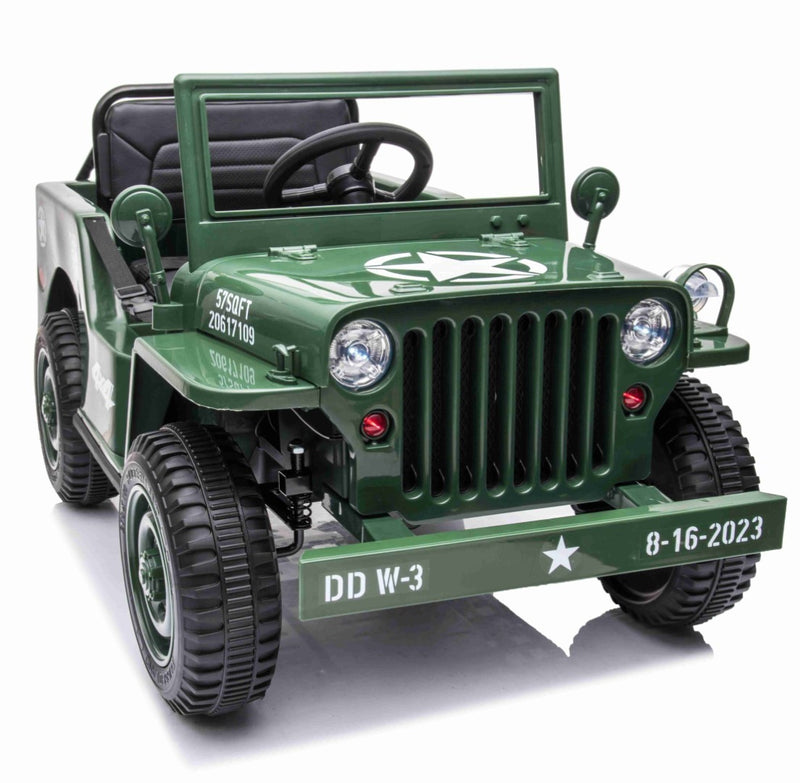 Army Classic Adventure m/4x12V Motor - Grøn