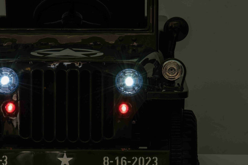 Army Classic Adventure m/4x12V Motor - Grøn