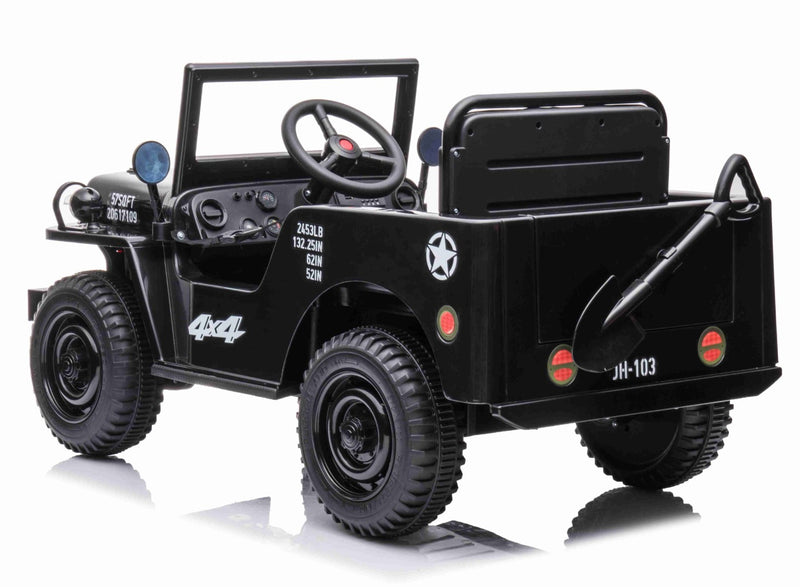 Army Classic Adventure m/4x12V Motor - Grøn