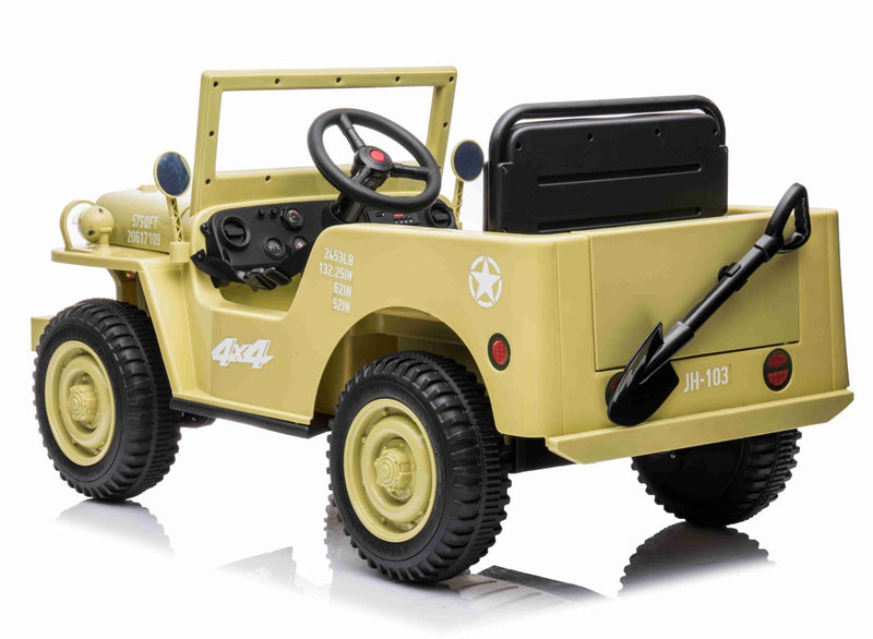 Army Classic Adventure m/4x12V Motor - Sand