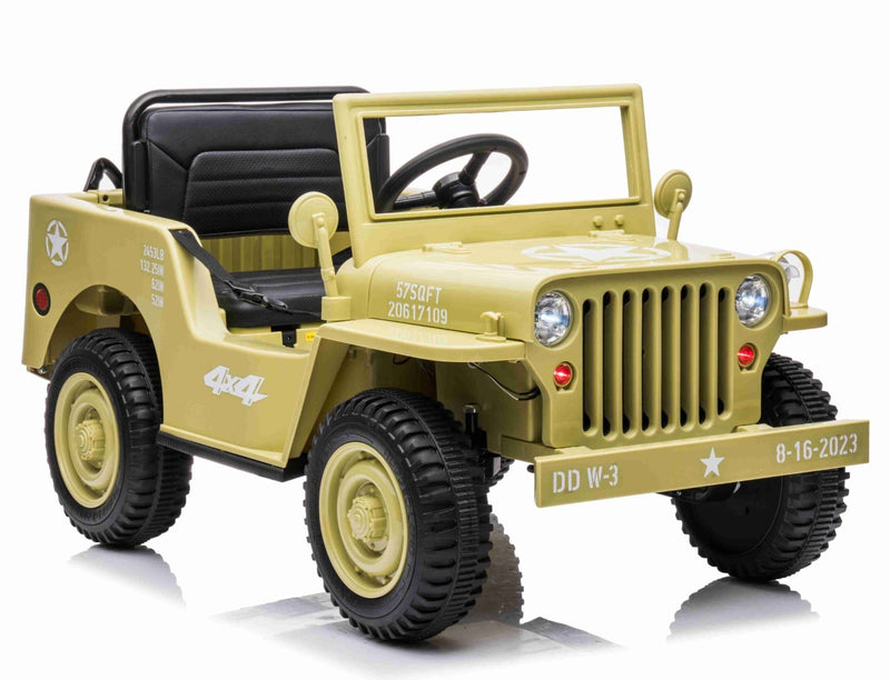 Army Classic Adventure m/4x12V Motor - Sand