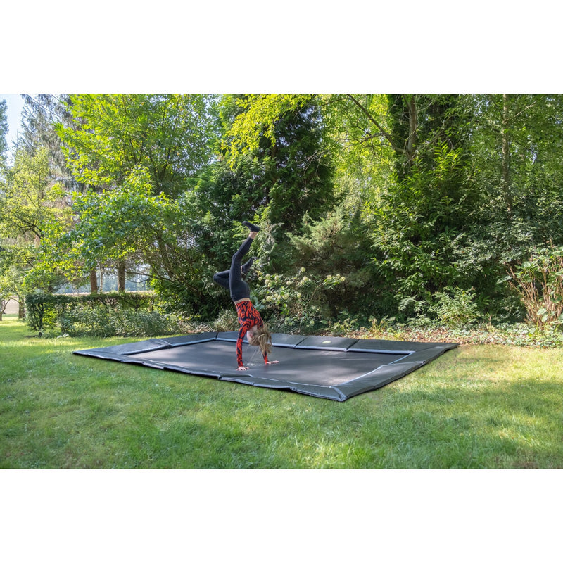 Dynamic sportstrampolin i jordniveau 305 x 519 cm - Exit