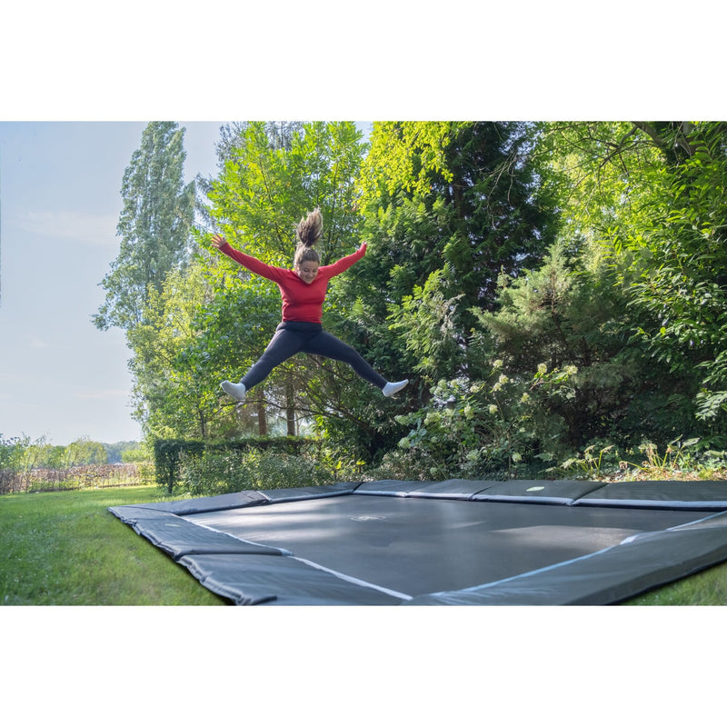 Dynamic sportstrampolin i jordniveau 305 x 519 cm - Exit