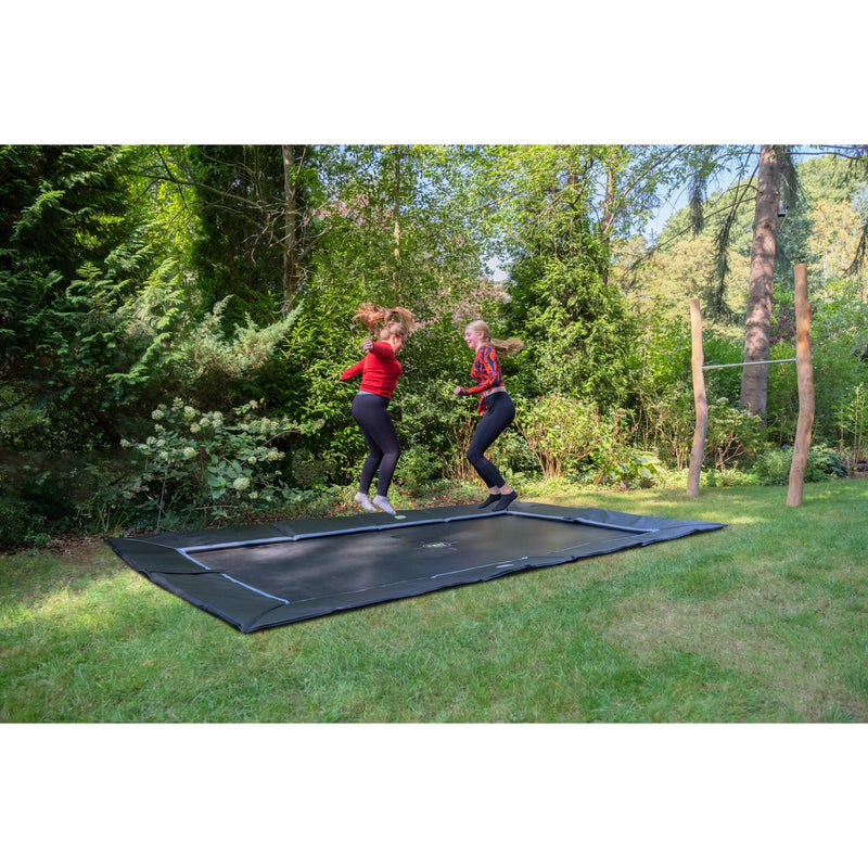 Dynamic sportstrampolin i jordniveau 305 x 519 cm - Exit