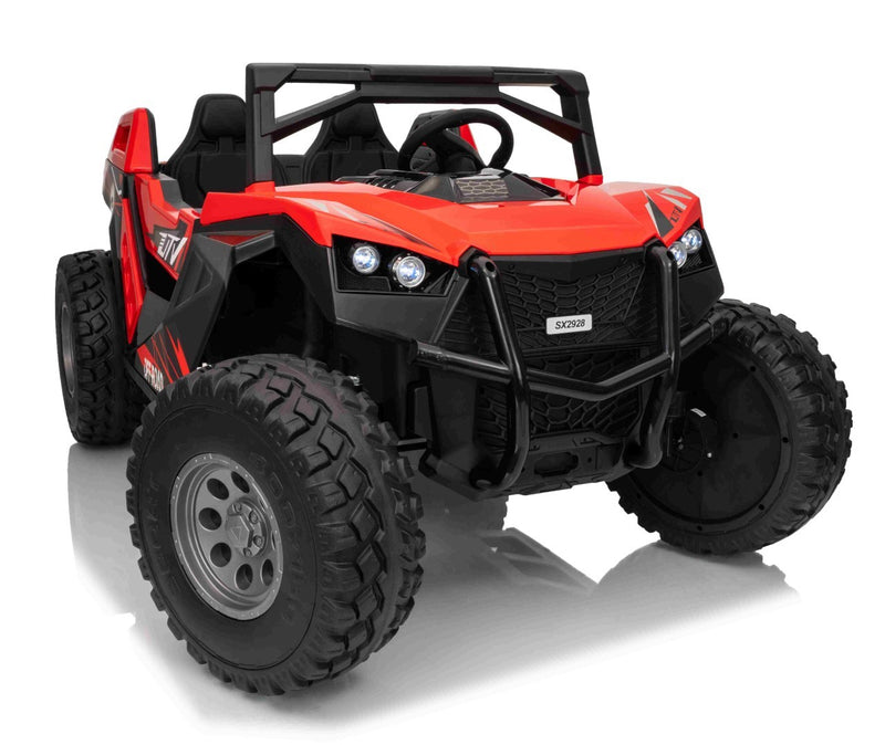 Beach Buggy XL Elbil til 2 børn – 4x24V motor, gummihjul og fjernbetjening