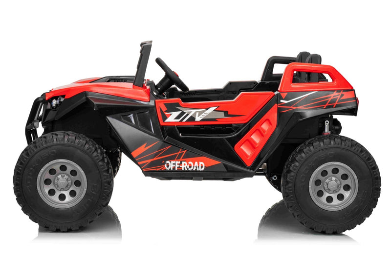 Beach Buggy XL Elbil til 2 børn – 4x24V motor, gummihjul og fjernbetjening