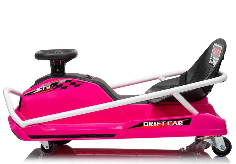 EL Super Garage Drift Car 22,2V til børn – Pink
