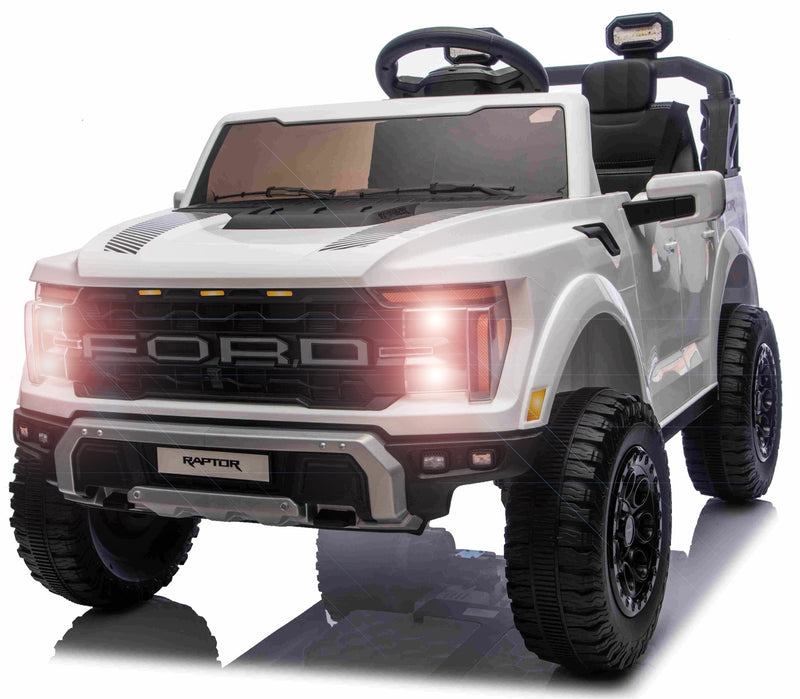 Ford Ranger Raptor Elbil til børn 21,6V – Hvid