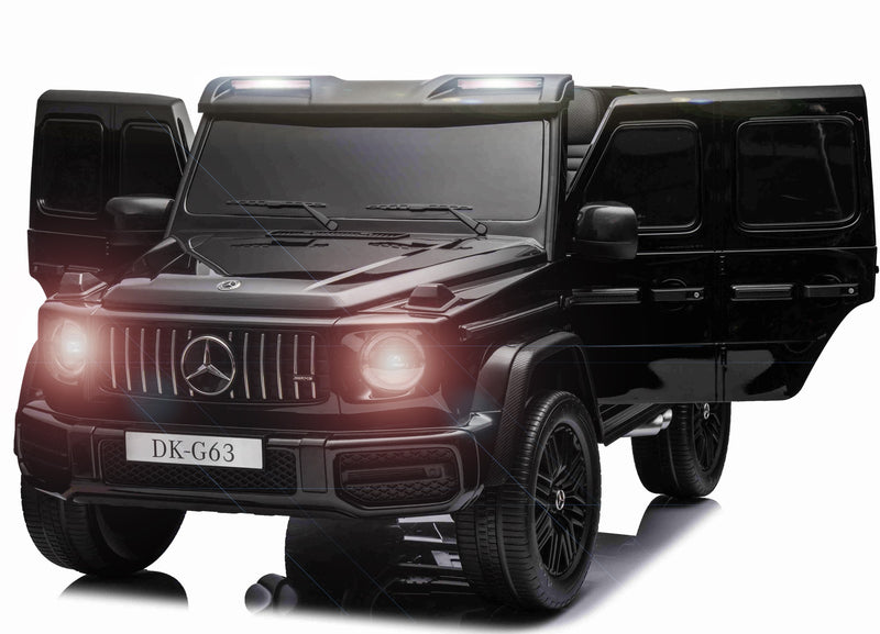 Mercedes-Benz AMG G63 XXL Elbil til 2 børn 21,6V – 4x200W motor og gummihjul