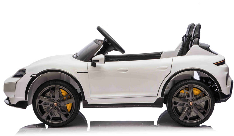 Porsche Taycan Turbo S Elbil til børn 21,6V – Hvid